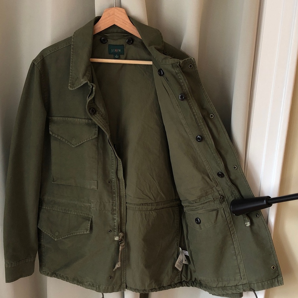 NWOT J. Crew Fatigue Jacket